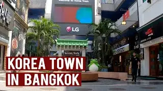 Korea Town On Sukhumvit Road Bangkok