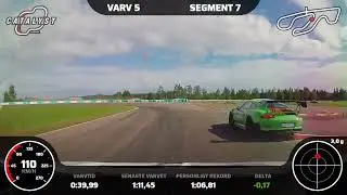 Renault Megane RS-R EVO 1.06,53 driver Fredrik Wiborg