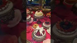 Beautiful cakes art display at Cova windows!#patisserie #cake #dessert