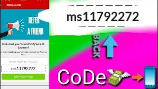 Mysure11 referral code || mysure11 invite code || mysure11 refer code