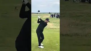 Rasmus Neergaard-Petersen Slow Motion Driver Golf Swing St Andrews 2024