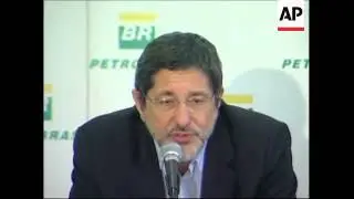 News conference by head of Petrobras on new oil field expectations