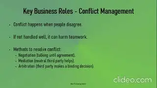 Business Roles