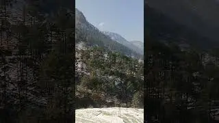 Sach mein Husn Pahadon Ka... 😍🏔️ | Uttarkashi Snowfall ❄️ #snow #shorts #trending
