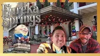 Thanksgiving Dinner at the Most Haunted Hotel in America! Part 2 of Eureka Springs Vacation Vlog!