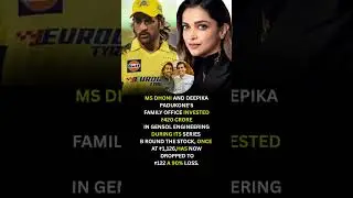 #msdhoni #deepikapadukone #investment