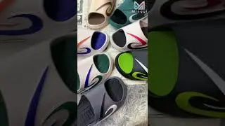 Our factory support to print your logo on sports style EVA slippers #shorts