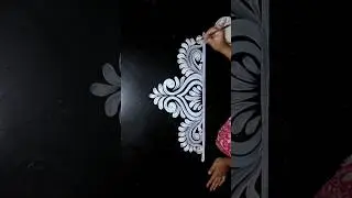 Alpona Design 🌼🖌️#rangoli #design #drawing #alpona #shorts #shortsvideo #alponadesign