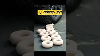 🚗💥 Crushing Crunchy Things | soft thing vs car 😱✨ #youtubeshort #viralasmr