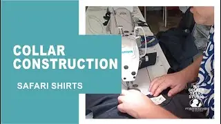 🎥 Collar Perfect &ndash; Part 1: Collar Construction for Black Safari Shirts