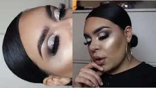 Traditional Silver Glitter Cut-Crease