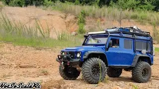 1/10 scale RC | Trx4 Defender rocky trail run | Traxxas