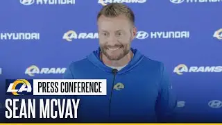 Sean McVay On Team Captain Decisions, Improvements At Practice & Preparing For The Season Opener