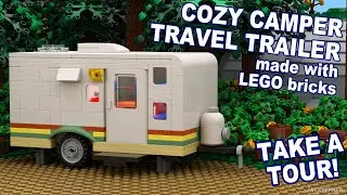 Уютный туристический прицеп LEGO Camper MOC &mdash; отправляйтесь на экскурсию!
