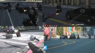 CG and CB Roll Cops at the same time (Multiple POVs) | GTA RP NoPixel 3.0