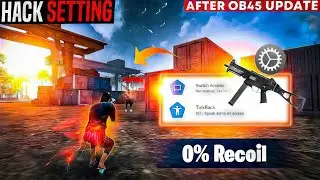 TalkBack Settings Free Fire || 0% Recoil 95% Headshots || Brazil Settings 2024