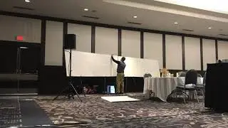 05 Graphic Recording Logistics   Putting Up Paper