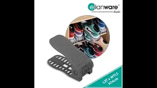 ELIANWARE Adjustable Non-Slip Shoe Stacker,Double Layer Footwear Shoe Rack Storage Space Saver,E-765