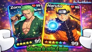 Roblox Collection de cartes d'anime sur PC (By DarkBulma) avec mon Abonn&eacute;
