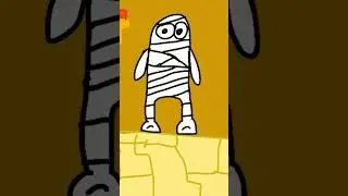 Random Tidbits: Dancin&rsquo; Mummy #shorts #mummy #dance #goofy #animation