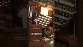 Dupr&eacute; B major, fast pedal solo #pipeorgan #classicalmusician #classicalmusic #organmusic #organist