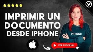 C&oacute;mo IMPRIMIR un DOCUMENTO DESDE mi IPHONE a Cualquier Impresora | 📲 Por USB o Inal&aacute;mbrico 🖨️