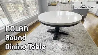 Nolan Modern Round Dining Table Review by ACME | Stunning Marble-Top Table for Kitchen & Dining Room