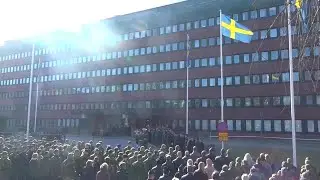 NATO flag raised at Swedish armed forces headquarters to cement Sweden's accession to alliance
