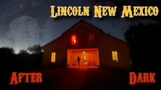 Exploring Lincoln, New Mexico after dark.
