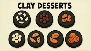 Clay Bengali Sweets |  Cute Polymer Clay Art for Beginners | Handmade Miniature food.