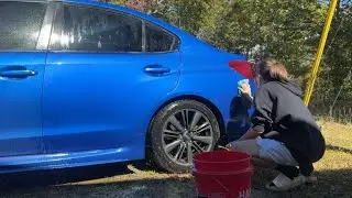 ASMR Washing My Car (Subaru WRX)