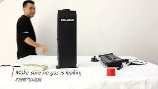 1/2Pack 200W DMX Fire Thrower Flame Effect Projector Machine Stage