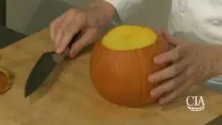 Working with fresh pumpkins with the World's Premier Culinary College