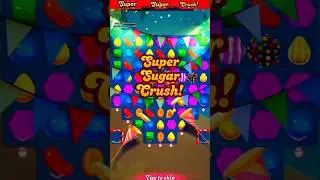SUPER SUGAR CRUSH, GUMMI DRAGON FLYING, CANDY CRUSH SAGA #shorts #shortsfeed #foryou