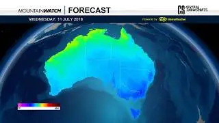 Mountainwatch Australian Snow Forecast 9th July 2018