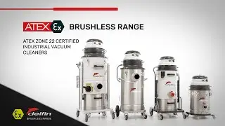 Industri&euml;le stofzuigers met ATEX zone 22 buiten en zone 20 binnenin  | Brushless gamma