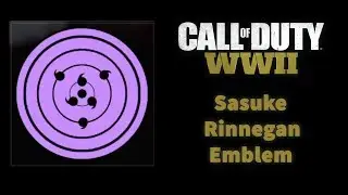 Call of Duty WW2 Sasuke Rinnegan Emblem