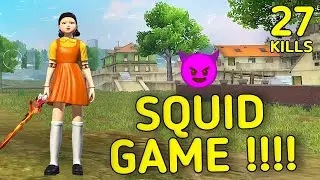 SOLO VS SQUAD || SQUID GAME x FREE FIRE🔥!!! ULTIMATE GAMEPLAY IN DEATH GAME || 99% HEADSHOT INTEL I5