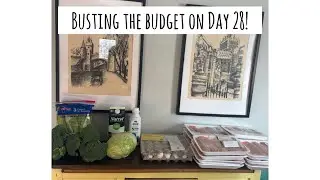 Last grocery Haul of Low Spend January, busting the budget on Day 28