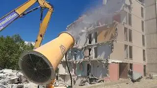 Водяная пушка HENNLICH GUN 30 применение при сносе зданий и сооружений