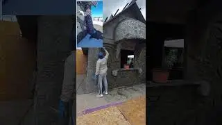 дачный дом без кирпича.оформление фасада из арт бетона #сказочнаямастерскаяколесникова #стройка
