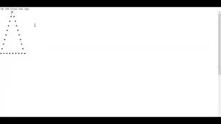 Border of triangle pattern in c programming|| Algorithm and code of boader of triangle