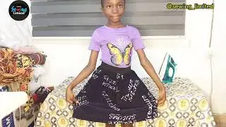 How I made my gathered skirt. #kiddesigner