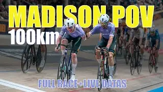 Feed zone in track cycling? yes at the 100km madison! Oskar's race POV with live data in Copenhagen