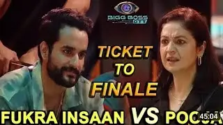 Ticket To Finale In BigBoss OTT _ _FukraInsaan Winner Winner-- _ Pooja Bhatt Lost Task in BB ✌️