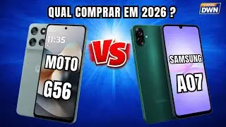 QUAL COMPRAR EM 2026 MOTO G56 5G VS  SAMSUNG A07 4G  #smartphone  #technology #motorola #samsung