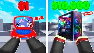 Using a $1 VS $10,000 DEVICE in Roblox Rivals...