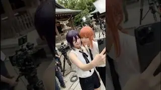 Reze chainsaw man behind the scene series #chainsawman #anime #cosplay #chainsawmananime
