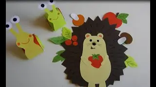 Украшение для окна в технике аппликация