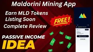 Maldorini Mining App | Maldorini network Complete Review | Best app for Passive Income